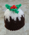 Innocent Smoothies Big Knit Hats - Christmas Pudding