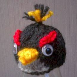 Innocent Smoothies Big Knit Hat Patterns - Angry Bird