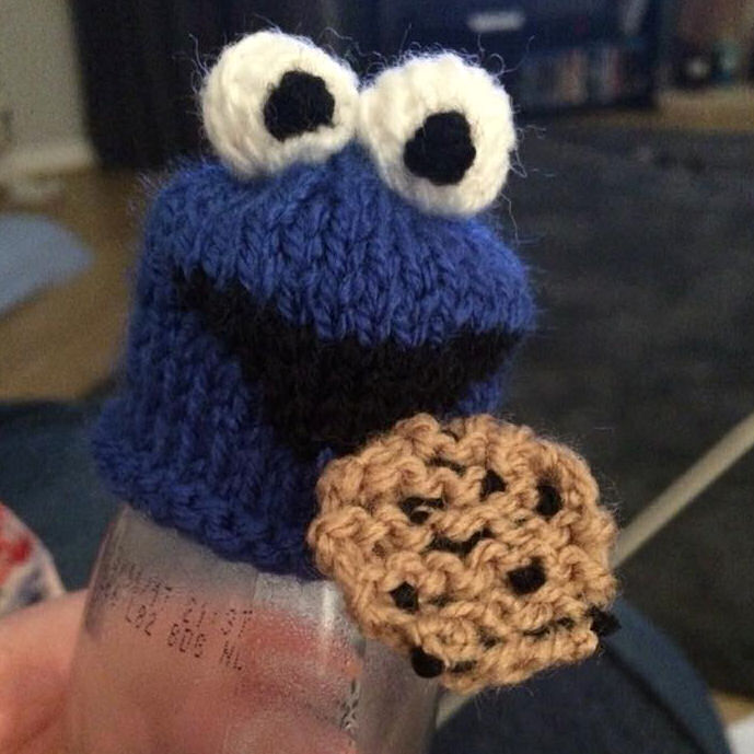 Innocent Smoothies Big Knit Hat Patterns Cookie Monster