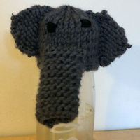 Innocent Smoothies Big Knit Hat Patterns - Elephant