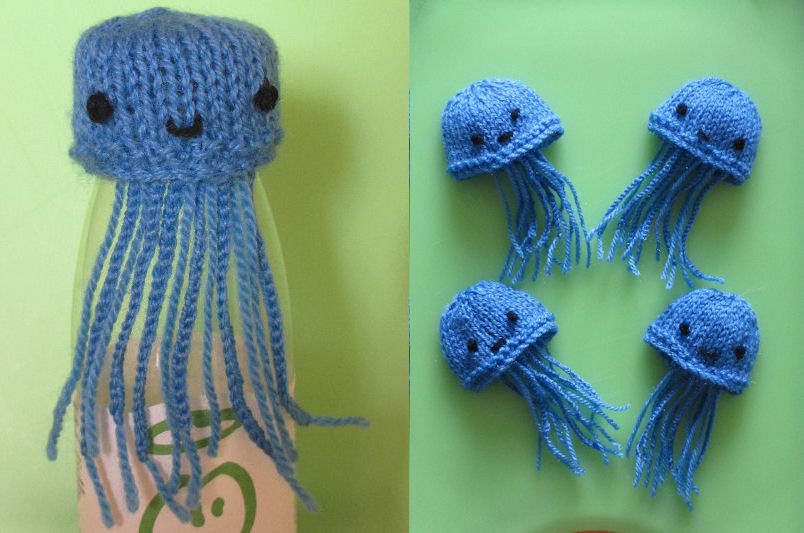 Innocent Smoothies Big Knit Hat Patterns Jellyfish