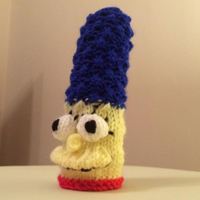 Innocent Smoothies Big Knit Hat Patterns - Marge Simpson