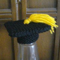 Innocent Smoothies Big Knit Hat Patterns Mortar Board