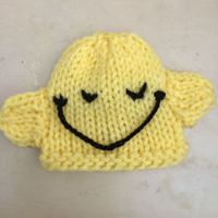 Innocent Smoothies Big Knit Hat Patterns - Mr Happy