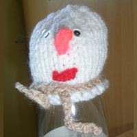 Innocent Smoothies Big Knit Hat Patterns - Snowman